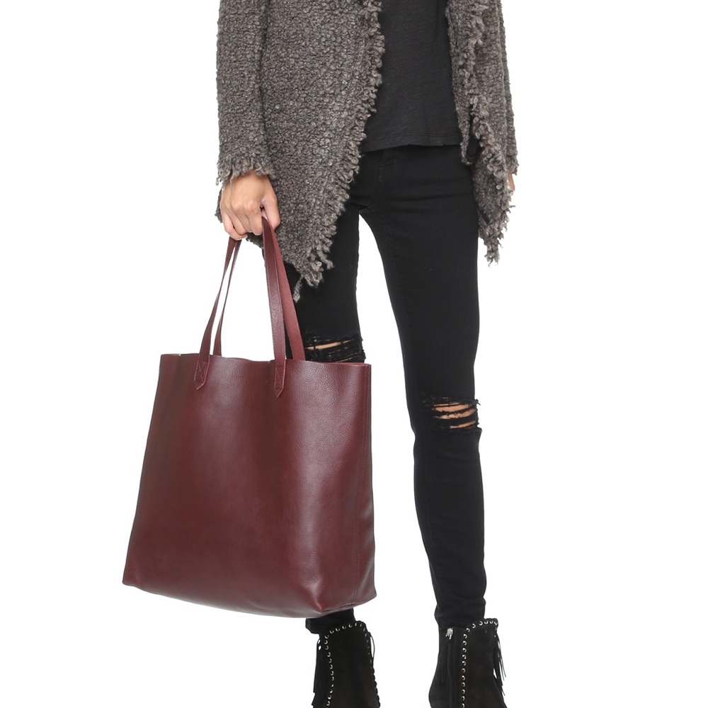 Madewell | Transport Tote | Dark Cabernet